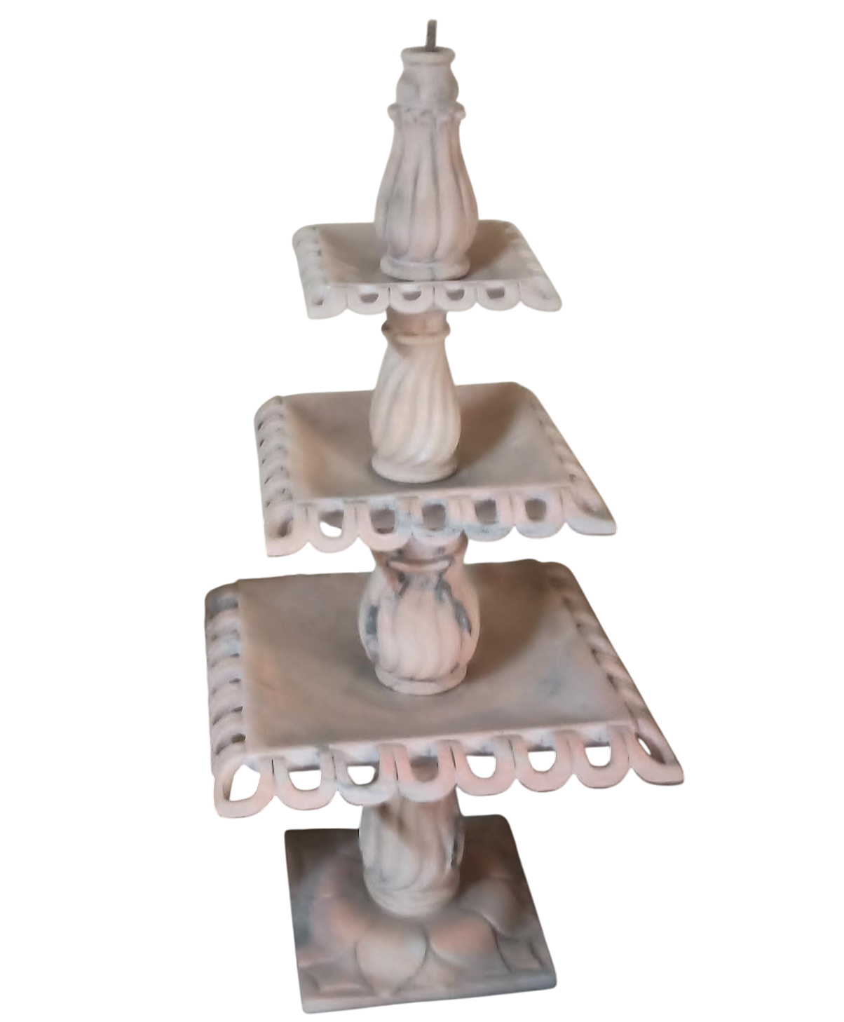 Marble Fountain in Garden
